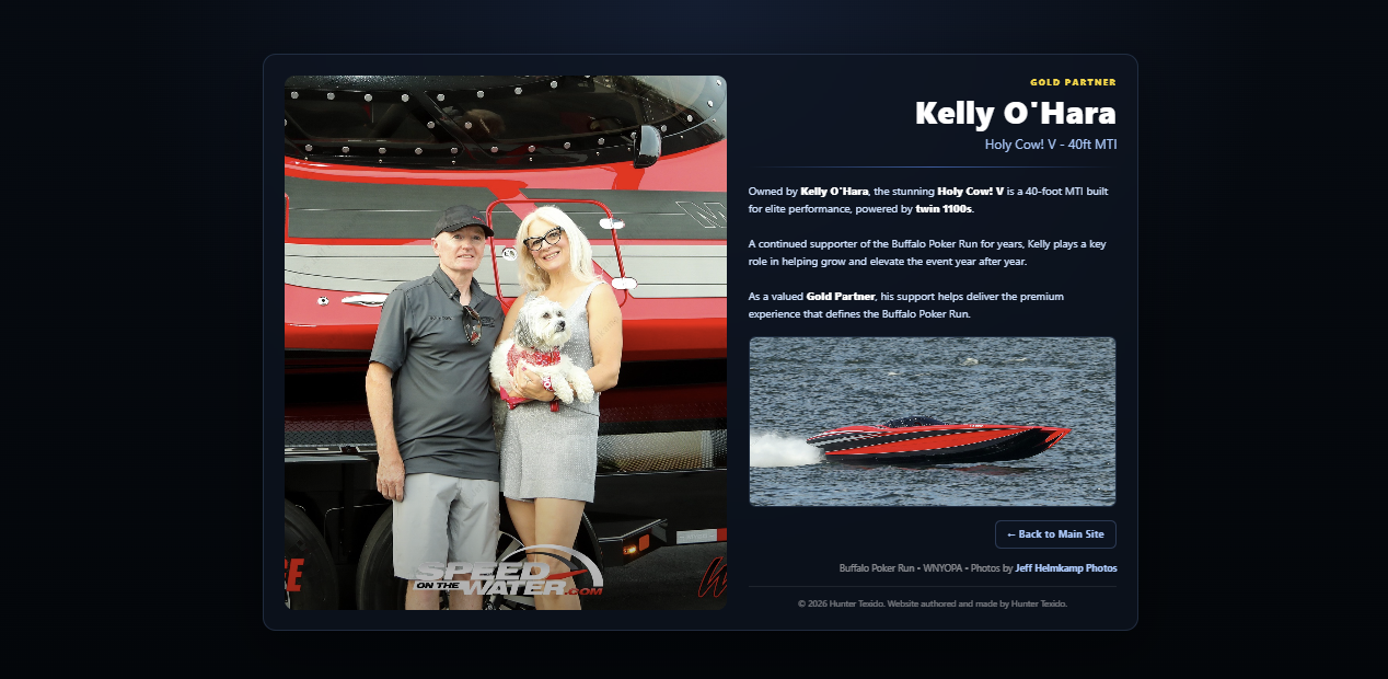 Buffalo Poker Run partner page